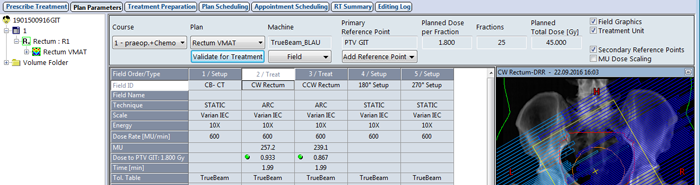 Plan Parameters