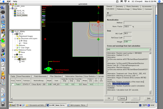 DCF on OSX