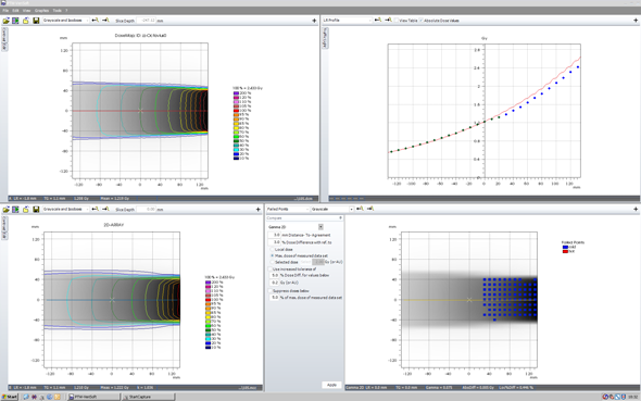 Gantry 105° 6MV comparison between AAA and Octavius