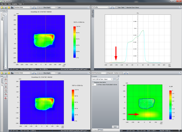 VeriSoft comparison of AAA13 and AAA11 (medial field)