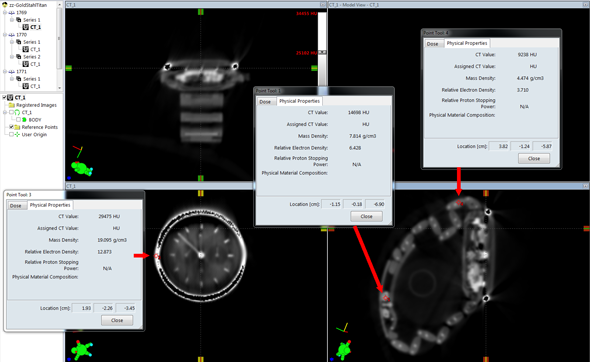 Overview of CT numbers in two different Speedies