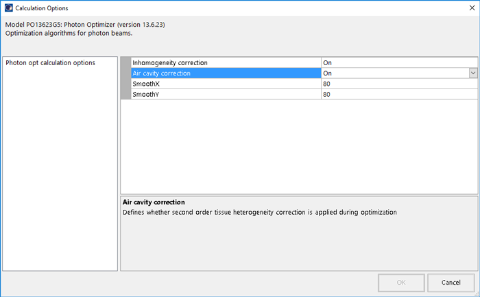 PO 13.6 calculation options