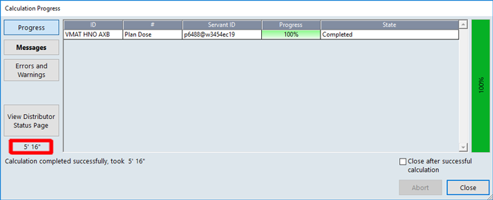 CPU dose calculation