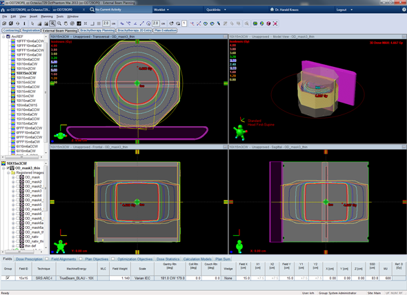 ARC reference field, mask3 structure set