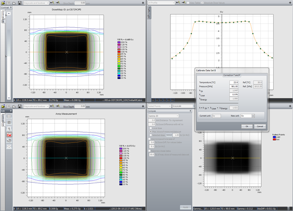 Cross-calibration using ARC field. k(user) is not determined yet.