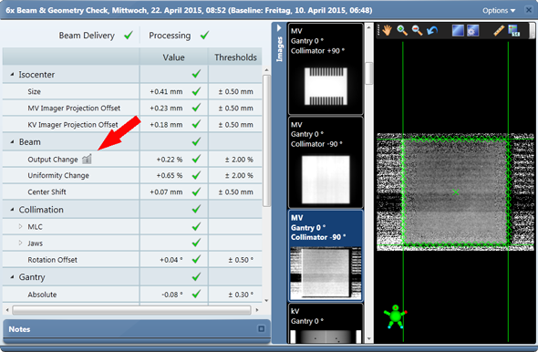 Excess output change