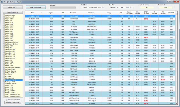 iCheckNet's PlanQA Explorer with the most recent fields